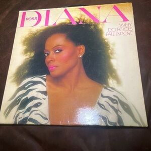 Diana Ross, -  Why do Fools Fall in Love- vintage vinyl record from 1981